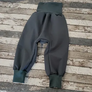 Chlapecké kalhoty Yháček Softshellové kalhoty s beránkem Yháček, šedá/šedá Velikost: 122