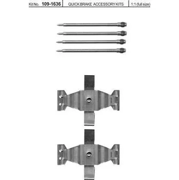 Brzdová destička Sada příslušenství brzdových destiček QUICK BRAKE