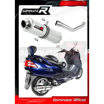 Výfuk pro motocykl Laděný výfuk DOMINATOR SUZUKI BURGMAN 400 98-02 KULATÁ KONCOVKA STANDART