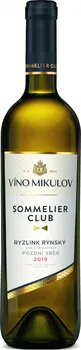 Víno Víno Mikulov Sommelier Club Ryzlink rýnský 2019 pozdní sběr 0,75 l