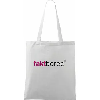 FaktBorec - Taška bavlněná - 42 x 38 cm ( Bílá )