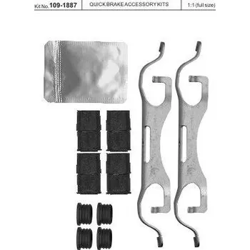 Brzdová destička Sada příslušenství brzdových destiček QUICK BRAKE