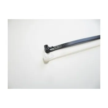 Stahovací páska Stahovací páska černá rozebíratelná 7,6x370mm, 100ks v balení