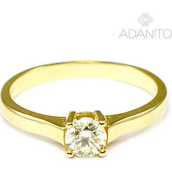 Prsten Zlatý briliantový prsten