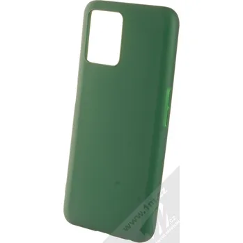 Pouzdro na mobilní telefon 1Mcz Matt TPU ochranný silikonový kryt pro Realme 8i tmavě zelená (forest green)