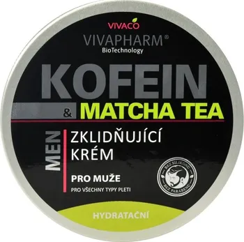 Pleťový krém Vivaco Vivapharm Kofein & Matcha Tea zklidňující krém 200 ml