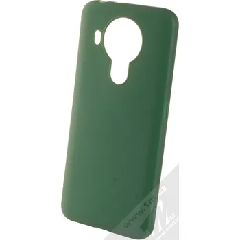 Pouzdro na mobilní telefon 1Mcz Matt TPU ochranný silikonový kryt pro Nokia 5.4 tmavě zelená (forest green)