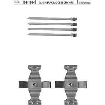 Brzdová destička Sada příslušenství brzdových destiček QUICK BRAKE