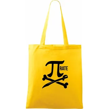 Pirate PÍ - Taška bavlněná - 42 x 38 cm ( Žlutá )