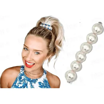 Natáčka na vlasy Doplněk ke sponám Pony-O ve tvaru perel Obsah: White Pearl