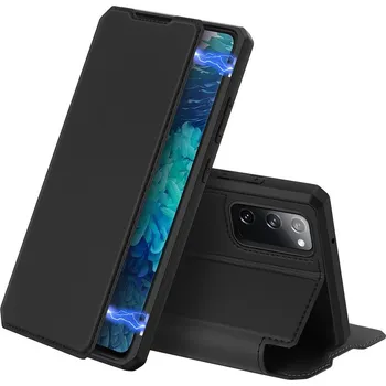 Pouzdro na mobilní telefon Dux Ducis Skin X Bookcase luxusní flipové pouzdro na Samsung Galaxy A03s - černé