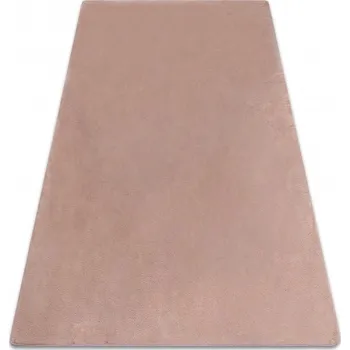 Koberec Makro Abra Kusový koberec jednobarevný Shaggy POSH protiskluzový pratelný růžový Rozměr: 50x80 cm
