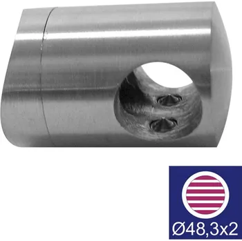 Nerezový držák prutů AISI316, d12/D48,3mm, A14/0831-048