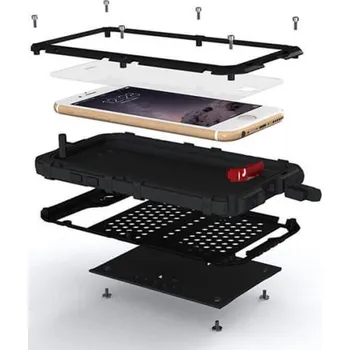 NÁHRADNÍ sklo pro extrémně odolný hliníkovo-silikonový obal pro Apple iPhone 12 Pro