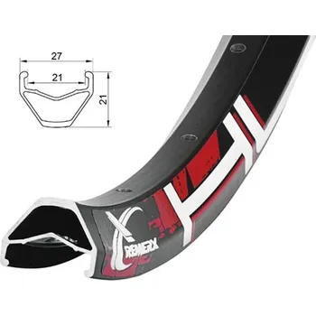 Plášť na kolo Remerx ráfek Hurry 559x21 BA 32d FV (černá)