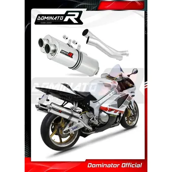 Výfuk pro motocykl Laděný výfuk DOMINATOR Honda VTR 1000 SP1 00-01 OVÁLNÉ KONCOVKY