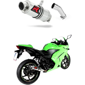 Auto-moto Laděný výfuk DOMINATOR Kawasaki ZX250R 08-12 KULATÁ KONCOVKA KRÁTKÁ GP1