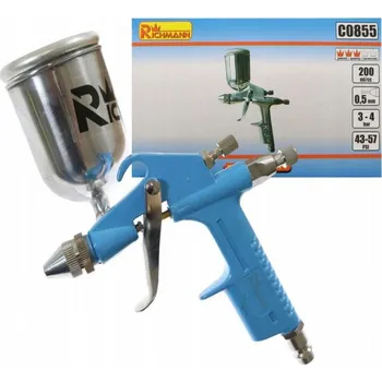 Stříkací pistole Lakovací pistole 200 ml pneumatická tryska 0.5mm RICHMANN