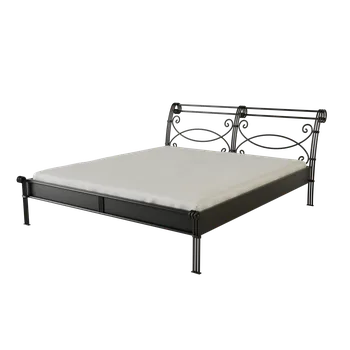 Postel Kovová postel BELLA Povrchová úprava: na přání dle RAL, Rozměr: 120 x 200 cm