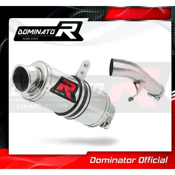 Výfuk pro motocykl Laděný výfuk DOMINATOR SUZUKI GSF BANDIT 650 07-014 KULATÁ KONCOVKA KRÁTKÁ GP1
