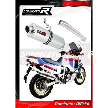 Auto-moto Laděný výfuk DOMINATOR HONDA XRV 750 AFRICATWIN 90-92 oválná koncovka