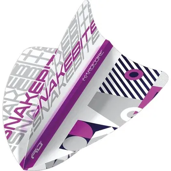 Příslušenství pro šipky Letky Red Dragon PETER WRIGHT Snakebite White Stack Freestyle Dart Flights