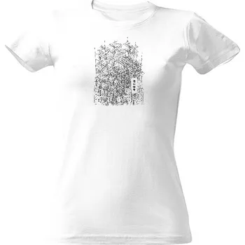 Dámské tričko Tričko s potiskem Old Antenas" Tričko Dámské dámské