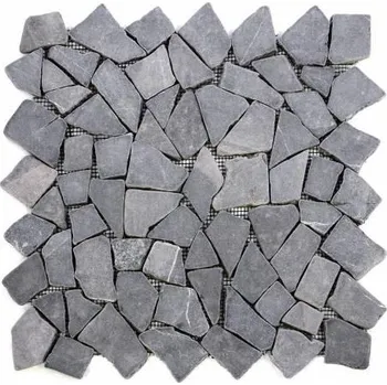 Obklad Mozaika obklad z mramoru vnitřní + venkovní, šedá, 1 m2