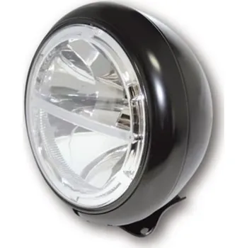 Osvětlení pro motocykl HIGHSIDER LED moto přední světlo VOYAGE HD-STYLE černé