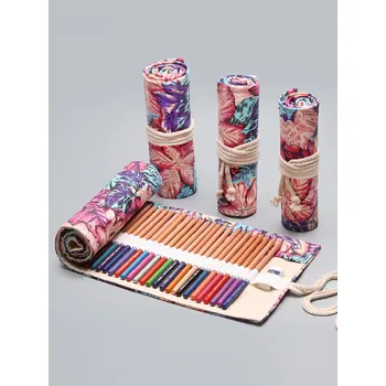 Penál Rolovací pouzdro na 24 popisovačů - javorové listí