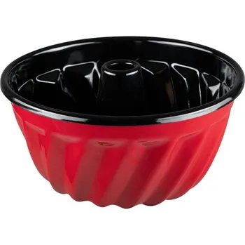 RIESS Forma smaltovaná na bábovku, bábovka ø 24 cm PREMIUM, červená