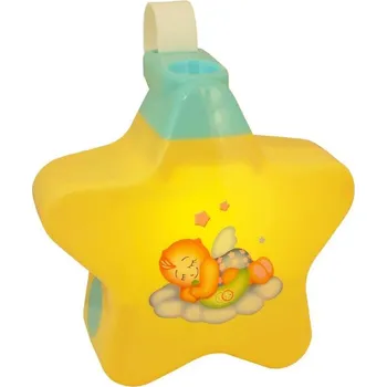 Hračka pro nejmenší Bayo Hudební projektor hvězdička žlutá