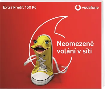 SIM karta Vodafone SIM karta s kreditem 150 Kč