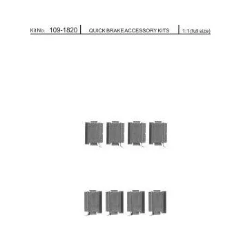 Brzdová destička Sada příslušenství brzdových destiček QUICK BRAKE