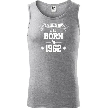 Legends are born in 1962 - Tílko pánské Core - 2XL ( Tmavě šedý melír )