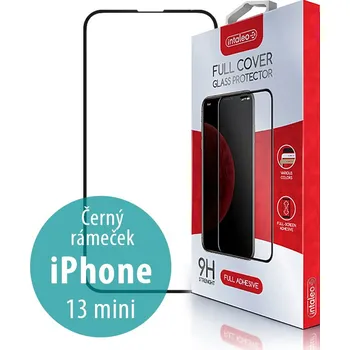 Tvrzené sklo (Tempered Glass) INTALEO pro Apple iPhone 13 mini - černý rámeček - 2,5D