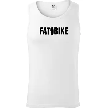 Pánské termoprádlo Fat bike nápis - Tílko pánské Core - S ( Bílá )