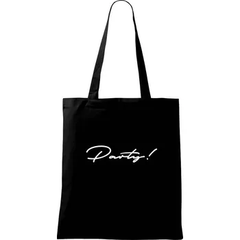 Řekni to - Party - Taška bavlněná - 42 x 38 cm ( Černá )