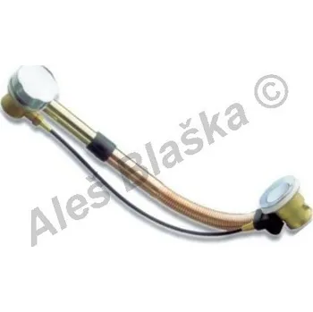 Sifon Automatická vanová výpusť s přepadem (sifon vanový) do vany - CHROM/ZLATO G400