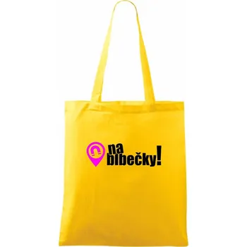 Jsem magnet na blbečky - Taška bavlněná - 42 x 38 cm ( Žlutá )