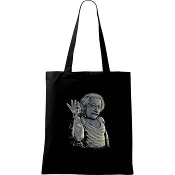 Albert umí - Taška bavlněná - 42 x 38 cm ( Černá )