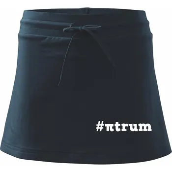 Dámské oblečení Pít rum - Sportovní sukně - two in one - M ( Námořní modrá (velmi tmavá - téměř černá) )