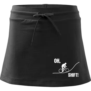 Dámská sukně Oh shift - Sportovní sukně - two in one - S ( Černá )