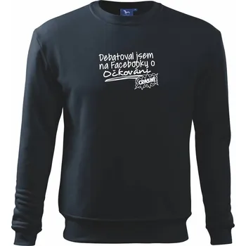 Debatoval jsem na facebooku o očkování - Mikina Essential dětská - 146 cm/10 let ( Námořní modrá (velmi tmavá - téměř černá) )