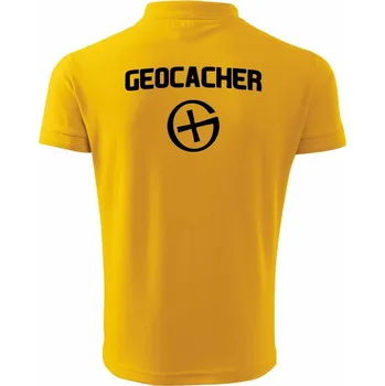 Pánská košile Geocacher point - Polokošile pánská Pique Polo 203 - M ( Žlutá )