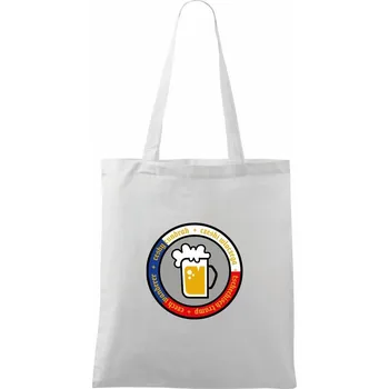 Český čundrák - logo (lulu_art) - Taška bavlněná - 42 x 38 cm ( Bílá )