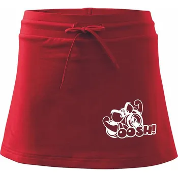 Dámská sukně oosh - Sportovní sukně - two in one - L ( Červená )