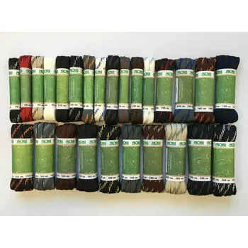 Tkaničky do bot Tkaničky ploché 100cm - 160cm- Proma Sport tmavě zelená 100