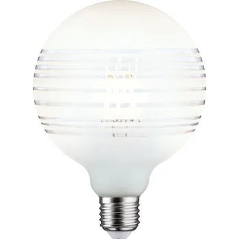Osvětlení Paulmann 28744 LED žárovka s čirými proužky, 4,5W LED E27 stmívatelná, výška 17cm