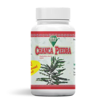 Přírodní produkt Oro Verde Chanca Piedra 350 mg 100 cps.